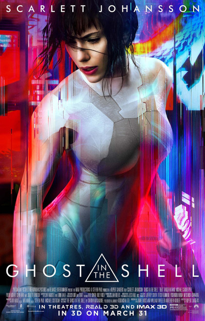 Ghost in the Shell (2017)_5 Movie Film Poster Canvas iconic design