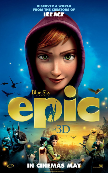 Epic (2013)_4 Movie Film Poster Canvas iconic design