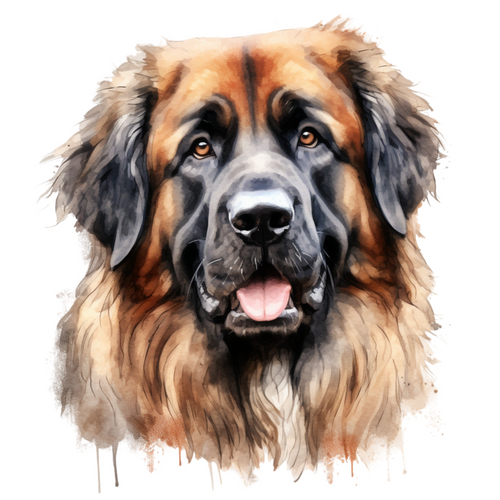 Leonberger (1) Poster Canvas Movie Film Print A0 A1 A2 A3 A4 A5 A6 Art Wall Deco
