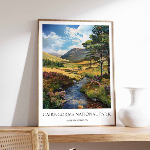 6_Cairngorms National Park Poster, Home Decor, British Wall Art, United Kingdom