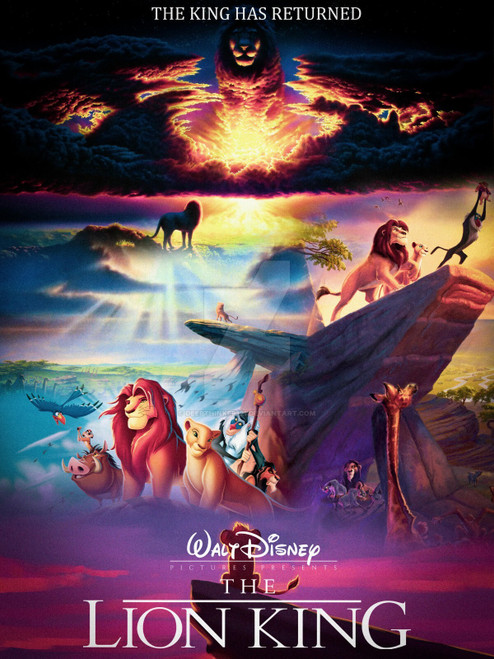 the lion king 1994 5 Poster Canvas Movie Film Print A0 A1 A2 A3 A4 A5 A6 Art Wal