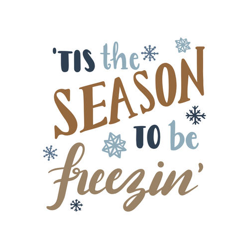 Tis The Season To Be Freezin Poster Canvas Movie Film Print A0 A1 A2 A3 A4 A5 A6