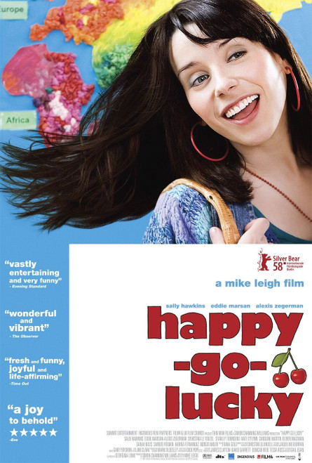 Happy-Go-Lucky (2008)_1 Movie Film Poster Canvas iconic design