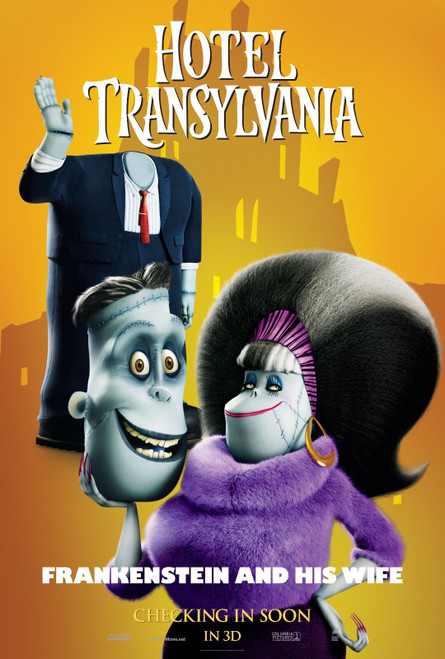 Hotel Transylvania (2012)_8 Movie Film Poster Canvas iconic design