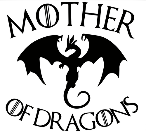 Mother Of Dragons (2) Poster Canvas Movie Film Print A0 A1 A2 A3 A4 A5 A6 Art Wa