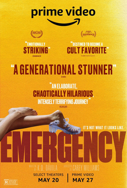 Emergency (2022)_1 Movie Film Poster Canvas iconic design