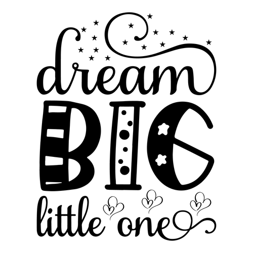 Dream big little one-01 (4) Poster Canvas Movie Film Print A0 A1 A2 A3 A4 A5 A6