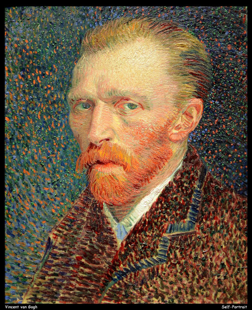 vincent-van-gogh---self-portrait--jpb_17663055934_o(1) Poster Canvas Movie Film