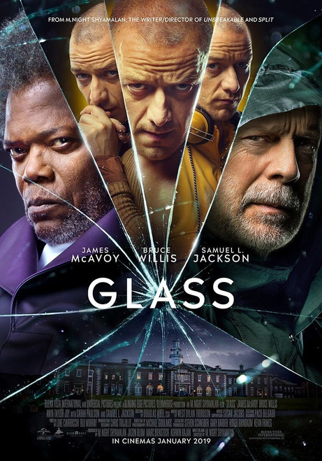 Glass (2019)_3 Movie Film Poster Canvas iconic design