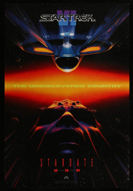 star trek 6 The undiscovered country 3 Poster Canvas Movie Film Print A0 A1 A2 A