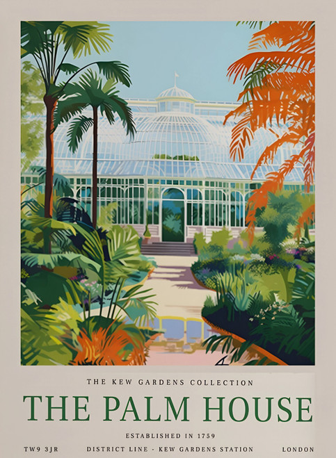 Kew Gardens Set of 3 Prints William Morris Poster Set Botanical Gardeans Art Lon