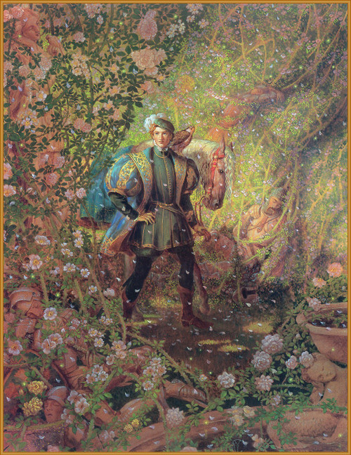 ThePrinceFindstheCourtyard Poster Canvas Movie Film Print A0 A1 A2 A3 A4 A5 A6 A