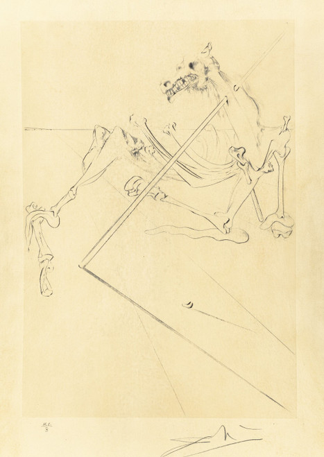 Salvador Dalí Roi, je t'attends à Babylone 1973 Picture 3 Poster Canvas Movie Fi