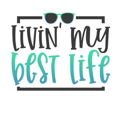livin my best life (2) Poster Canvas Movie Film Print A0 A1 A2 A3 A4 A5 A6 Art W
