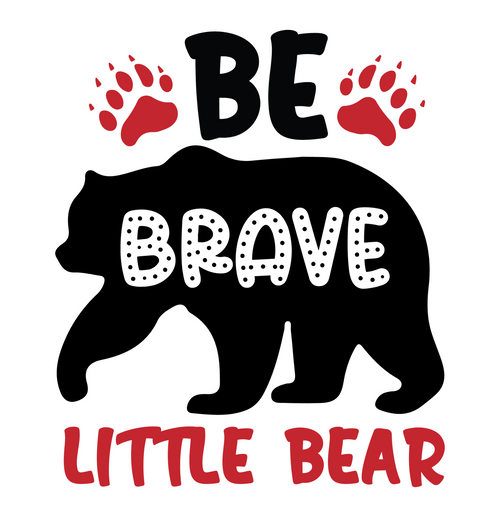 Be Brave Little Bear-01 Poster Canvas Movie Film Print A0 A1 A2 A3 A4 A5 A6 Art