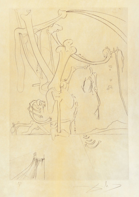 Salvador Dalí Roi, je t'attends à Babylone 1973 Picture 4 Poster Canvas Movie Fi