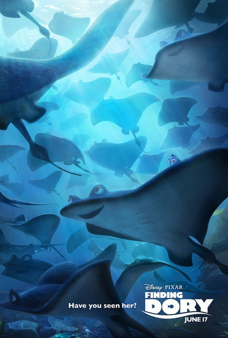 Finding Dory (2016)_5 Movie Film Poster Canvas iconic design