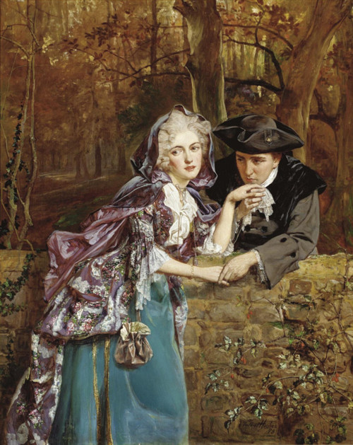 talbot hughes rendezvous Poster Canvas Movie Film Print A0 A1 A2 A3 A4 A5 A6 Art