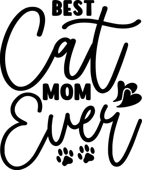 Best Cat Mom ever (3) Poster Canvas Movie Film Print A0 A1 A2 A3 A4 A5 A6 Art Wa