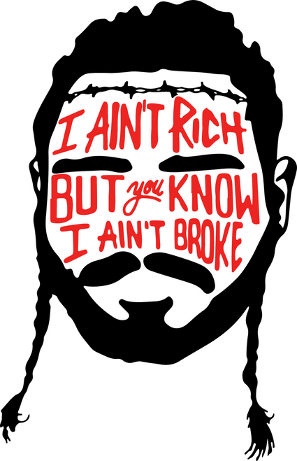 Post-malone-57-01 Poster Canvas Movie Film Print A0 A1 A2 A3 A4 A5 A6 Art Wall D