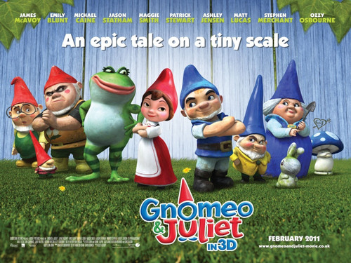 Gnomeo and Juliet (2011)_4 Movie Film Poster Canvas iconic design
