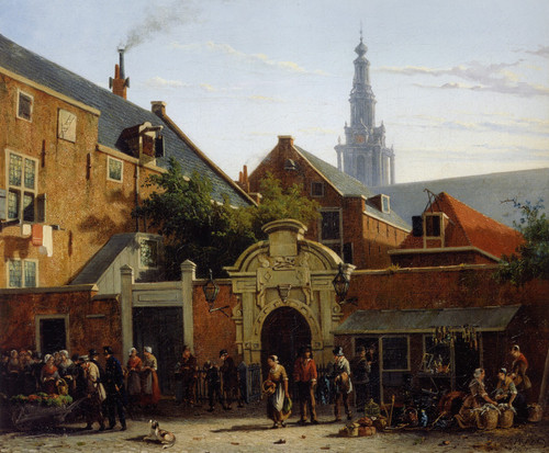 PraagvanAlexander-Breestraat-Sun Poster Canvas Movie Film Print A0 A1 A2 A3 A4 A
