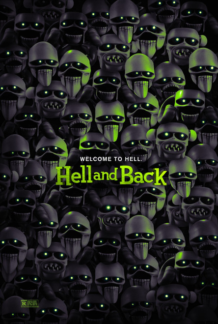 Hell and Back (2015)_1 Movie Film Poster Canvas iconic design