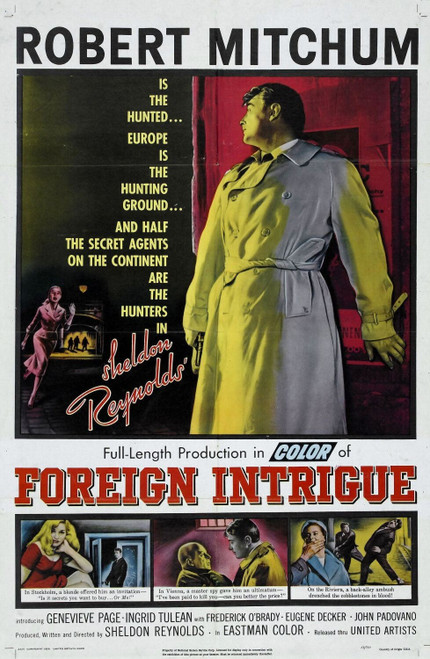 Foreign Intrigue (1956)_0 Movie Film Poster Canvas iconic design