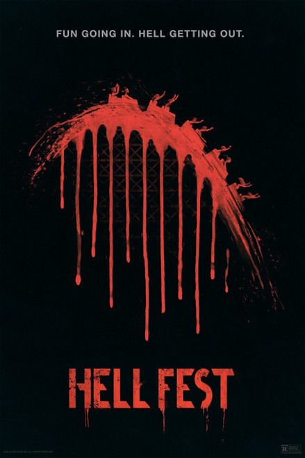 Hell Fest (2018)_7 Movie Film Poster Canvas iconic design