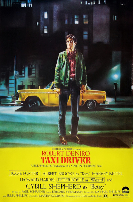 Taxi Driver Deniro Robert Poster Canvas Movie Film Print A0 A1 A2 A3 A4 A5 A6 Ar