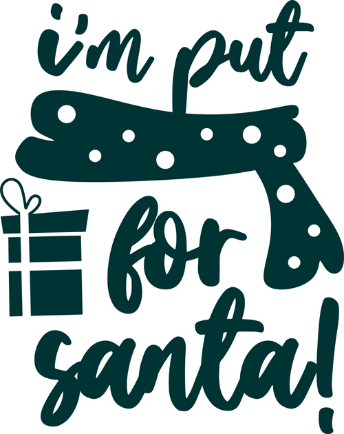 Im Put for Santa Poster Canvas Movie Film Print A0 A1 A2 A3 A4 A5 A6 Art Wall De