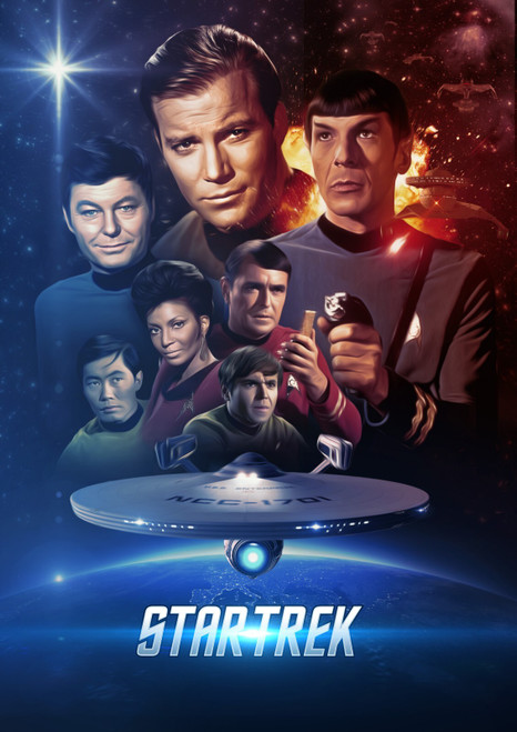Star Trek 3 in the search of Spock Poster Canvas Movie Film Print A0 A1 A2 A3 A4