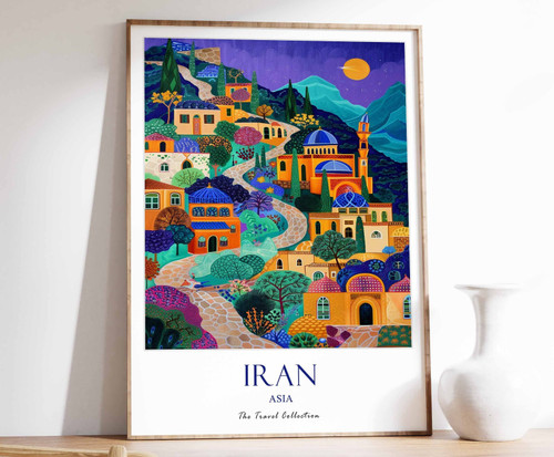 6_Iran Print, Iran Travel Poster, Middle East Travel Print, Islamic Decor, Gift