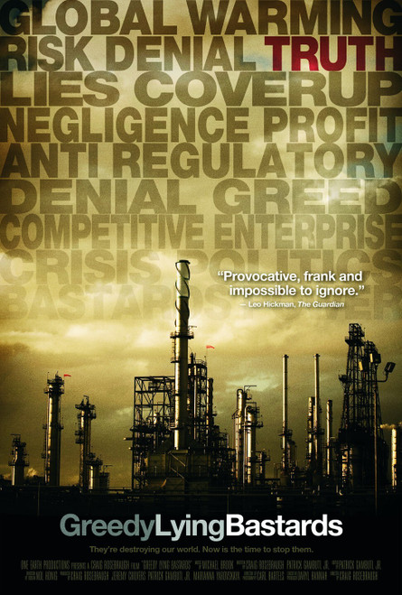 Greedy Lying Bastards (2013)_2 Movie Film Poster Canvas iconic design