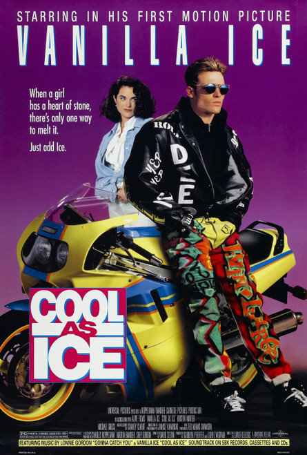 Cool As Ice (1991)_0 Movie Film Poster Canvas iconic design