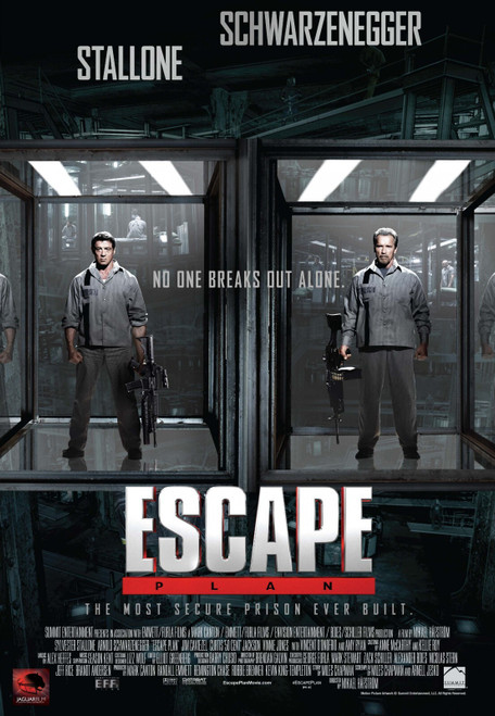 Escape Plan (2013)_3 Movie Film Poster Canvas iconic design