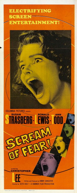 Scream Of Fear 03 Poster Canvas Movie Film Print A0 A1 A2 A3 A4 A5 A6 Art Wall D