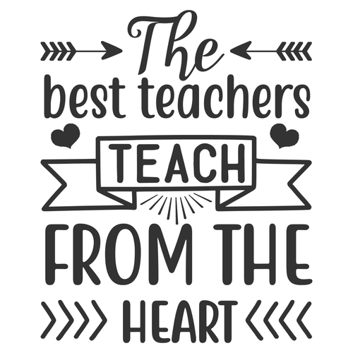 The best teachers teach from the heart-01 Poster Canvas Movie Film Print A0 A1 A