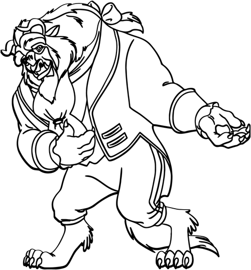 The Beast 1 Outline Poster Canvas Movie Film Print A0 A1 A2 A3 A4 A5 A6 Art Wall