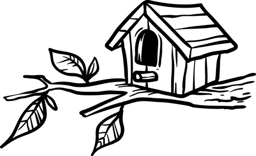 treehouse black Poster Canvas Movie Film Print A0 A1 A2 A3 A4 A5 A6 Art Wall Dec