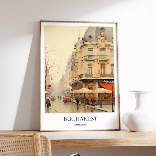 6_Bucharest Poster, Romania Poster, Bucharest Travel, Romania Travel, Eastern Eu