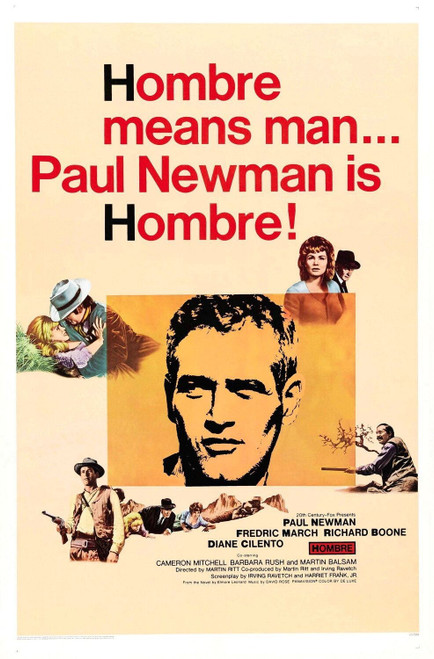 Hombre (1967)_1 Movie Film Poster Canvas iconic design