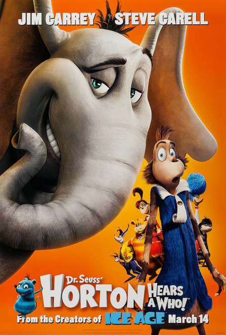 Horton Hears a Who! (2008)_1 Movie Film Poster Canvas iconic design
