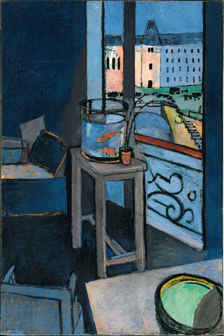 Henri Matisse - Interior with Goldfish Poster Canvas Movie Film Print A0 A1 A2 A
