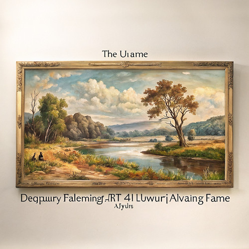 Samsung Frame TV Vintage Countryside Scene Artwork Instant Download - Landscape