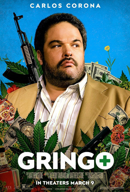Gringo (2018)_2 Movie Film Poster Canvas iconic design