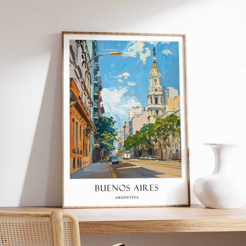 8_Buenos Aires Poster, Home Decor, Travel Art, Argentinian Wall Art, Argentina T