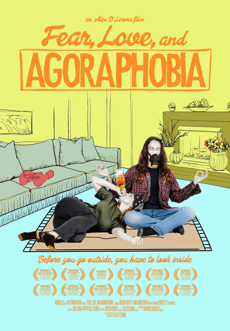 Fear, Love, and Agoraphobia (2017)_0 Movie Film Poster Canvas iconic design