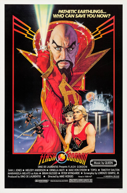 Flash Gordon (1980)_1 Movie Film Poster Canvas iconic design