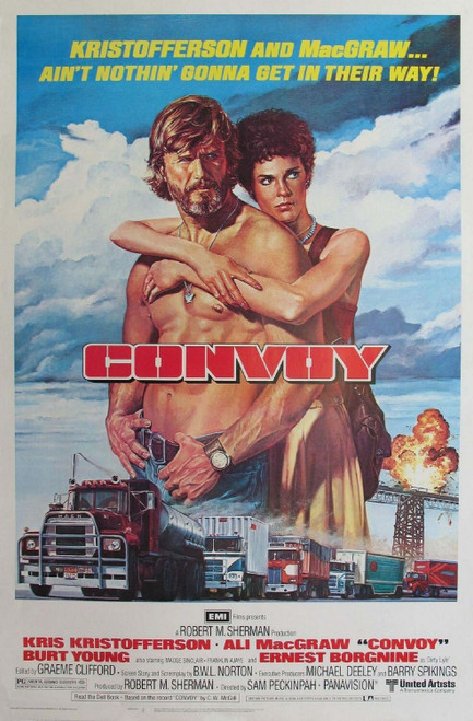 Convoy (1978)_1 Movie Film Poster Canvas iconic design